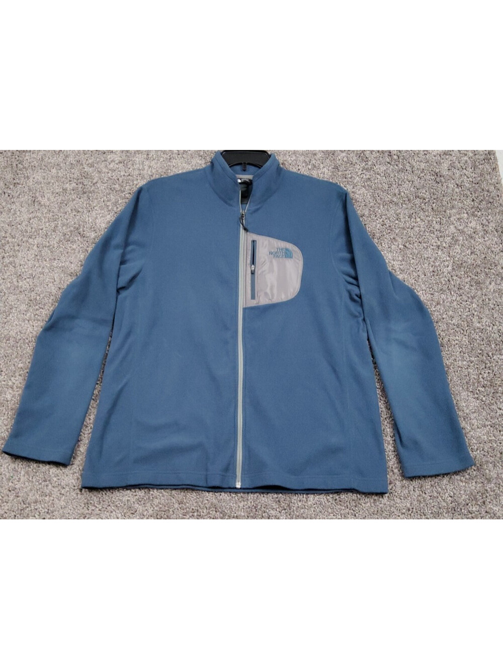 The North Face 100 Tundra Fleece Full Zip Jacket Men’s Sz Large Urban Navy